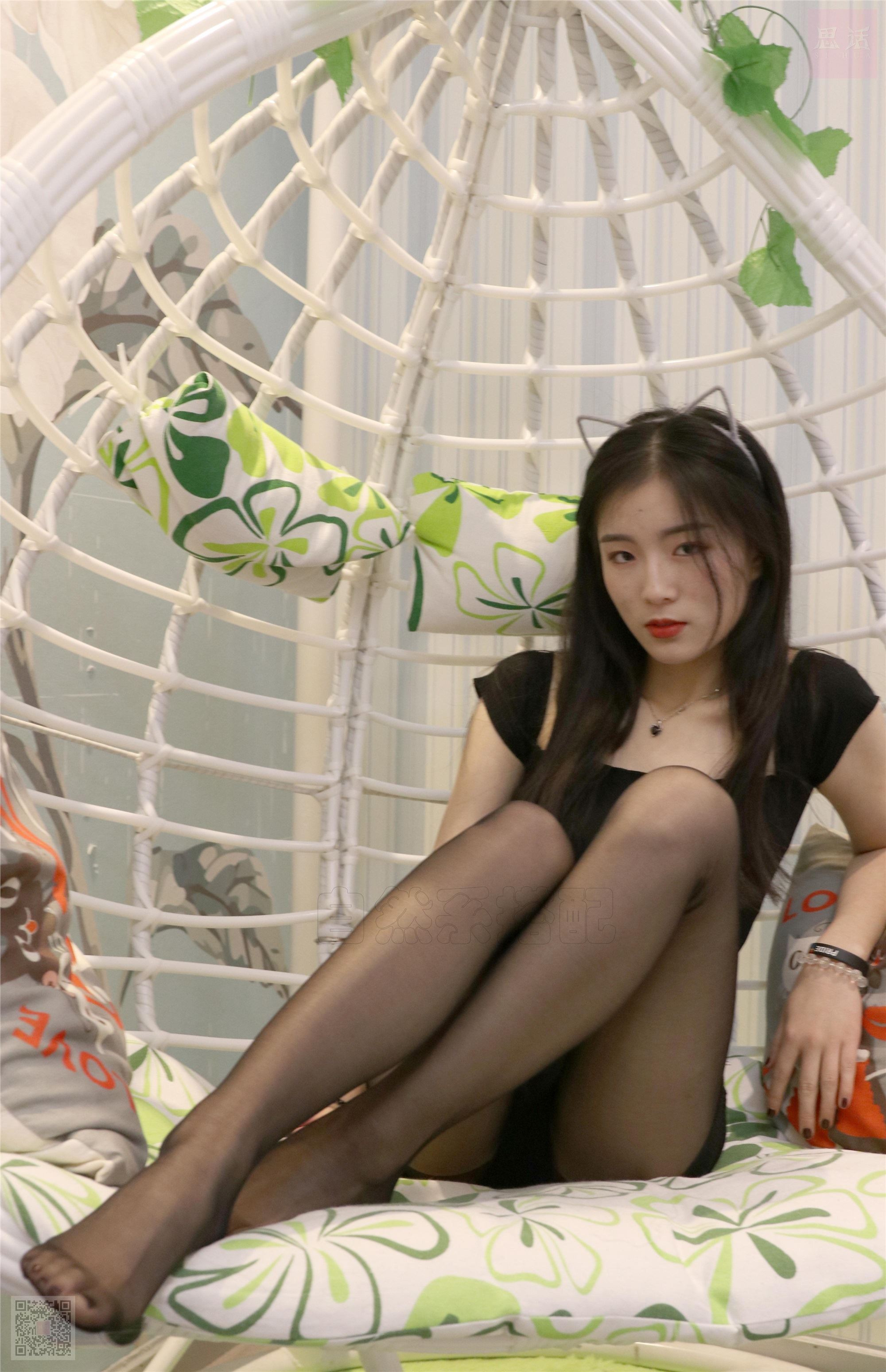 SiHua思话  SH039 小狐狸 秋千上的小狐狸